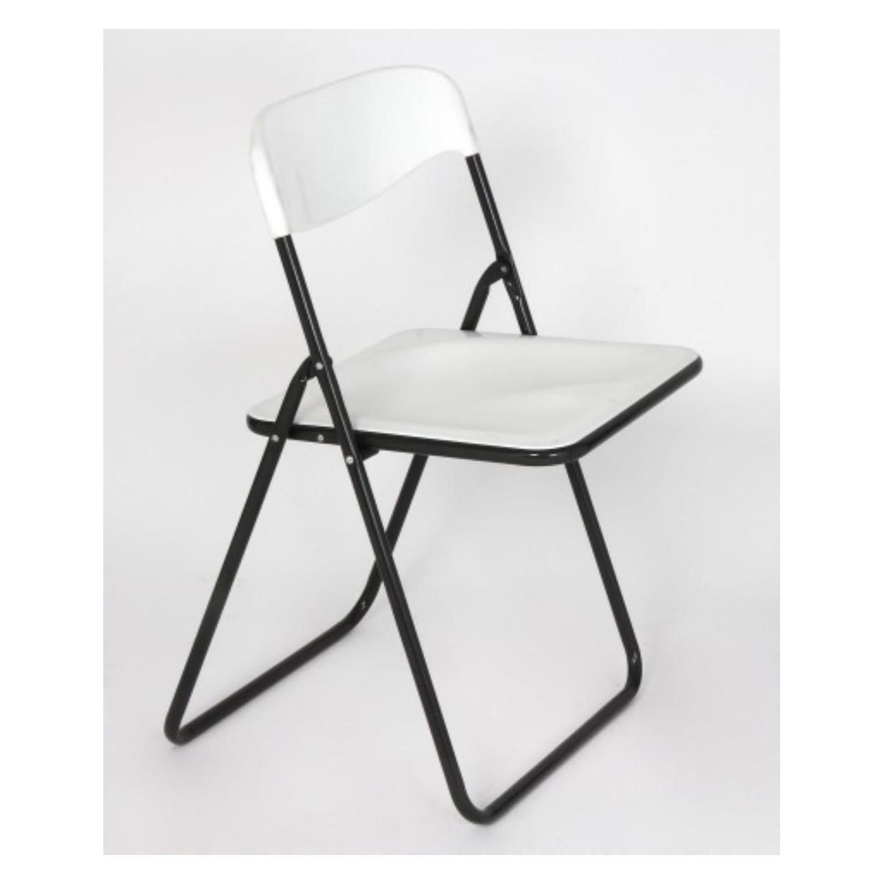 Metal Far Weisser Poker-Klappstuhl aus Stahl (40387726)