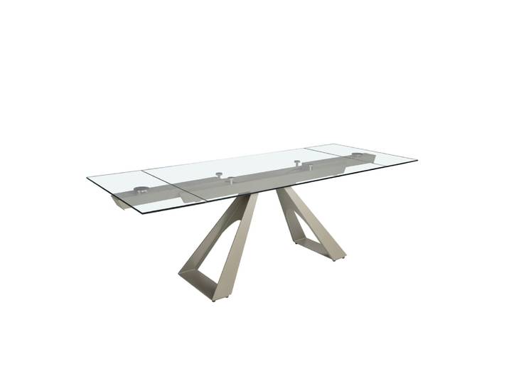 Table de salle à manger rectangulaire à rallonge