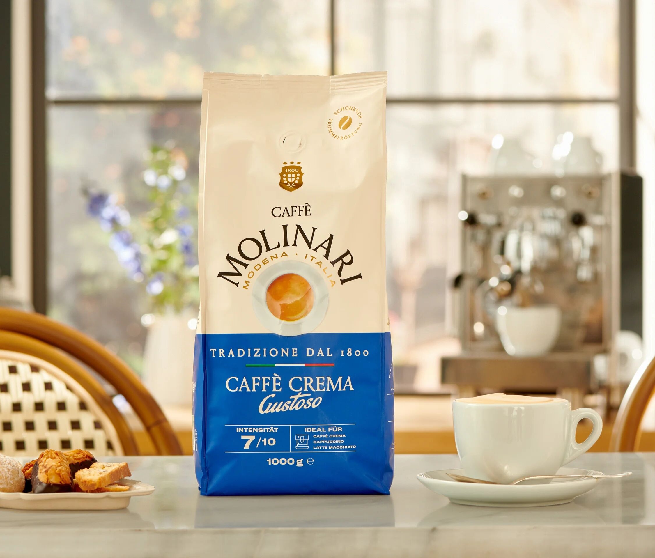 Caffè Molinari Caffè Crema Gustoso - Intensität: 7/10