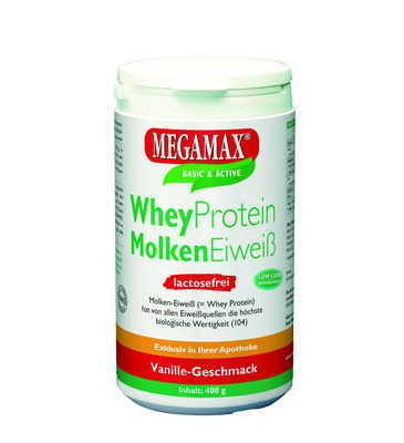 Megamax B.V. WHEYPROTEIN lactosefrei Vanille Pulver 400 g 09476738