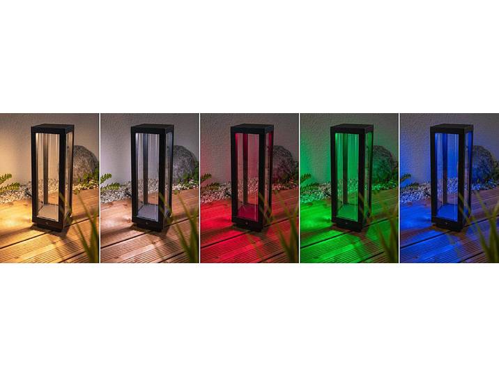 LED-Laterne Classic Lantern 10 x 30 x 10cm Schwarz