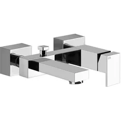Gessi Rettangolo Wannenbatterie für AP-Montage, automatisch, 20013031, Farbe: Chrom