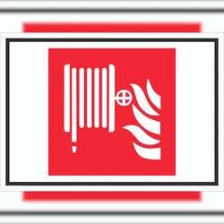 HB-Druck Wandhydrant Symbol Schild A3 (297x420mm)
