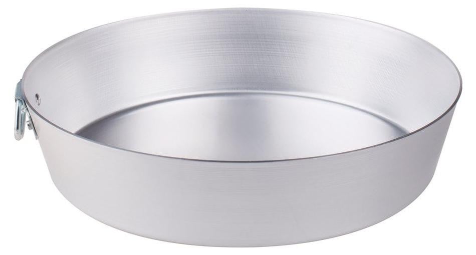 Dripio Kegelvormige aluminium bakvorm met ring, diameter 36 cm, zilverkleurig