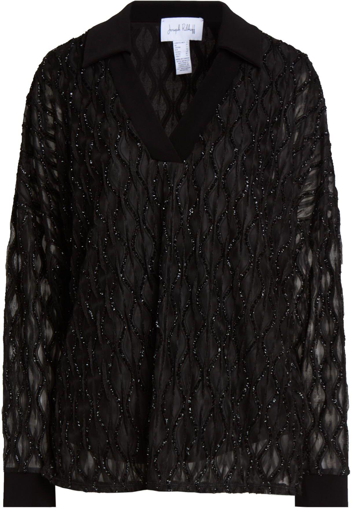 Joseph Ribkoff Top Mujer Negro 38,40,42 Mujer