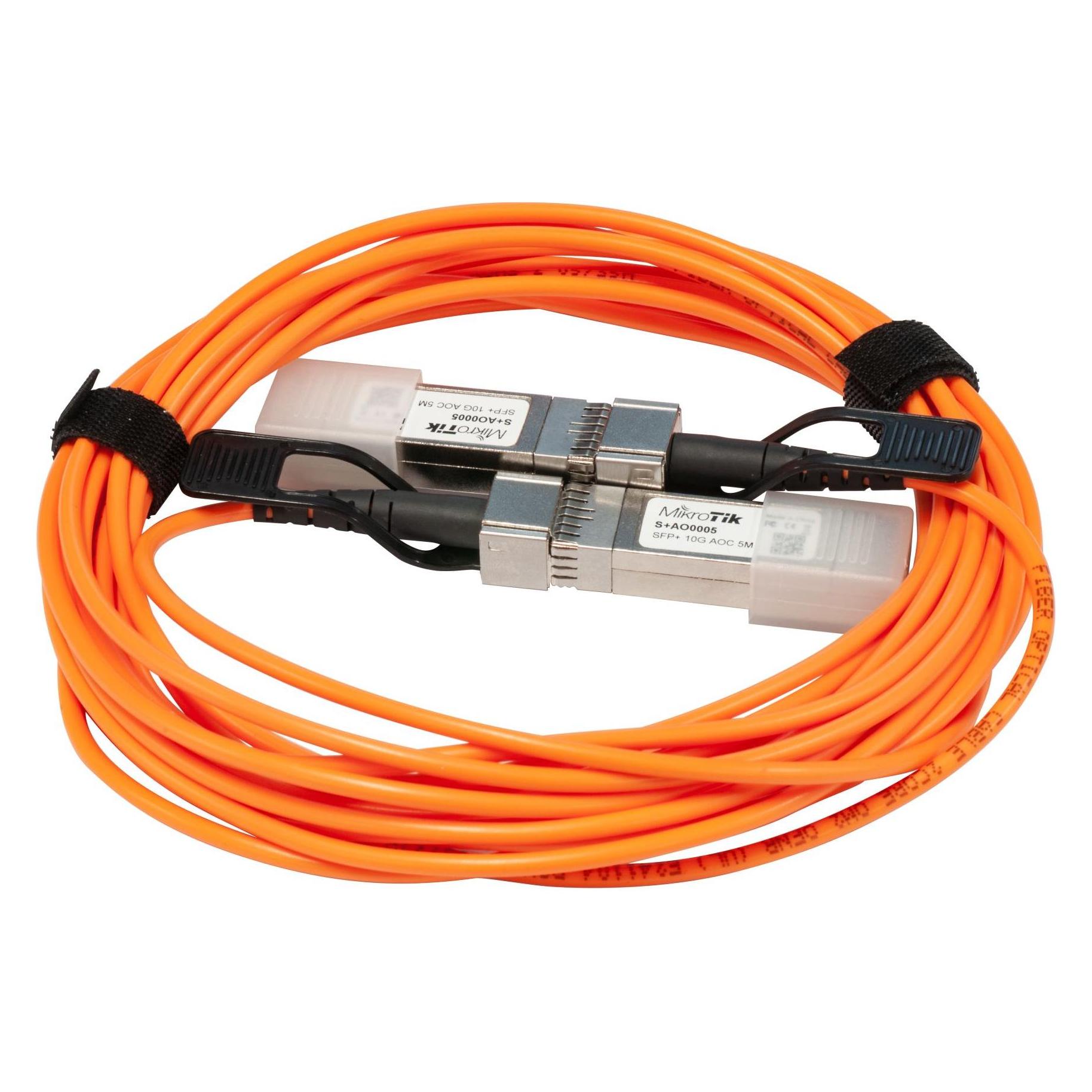 MikroTik S+AO0005 fibre optic cable SFP+ Orange (5 m) (S+AO0005)