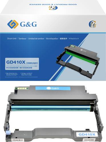 G&G Trommel GD410X Original Schwarz 25000 Seiten G&G-GD410X