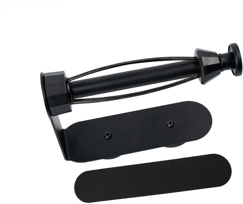 Toilettenpapierhalter "inkl. Metall-Leiste", schwarz, SILWY MAGNETIC SYSTEM, Toilettenpapierhalter, Toilettenpapierhalter schwarz Einheitsgröße
