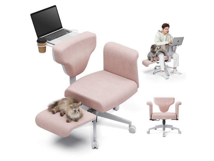 NEWTRAL FB-P Freedom-X Chaise multi-positions avec accoudoirs, Liberté de travailler n'importe où à la maison, Liberté dans toutes les positions que vous aimez
