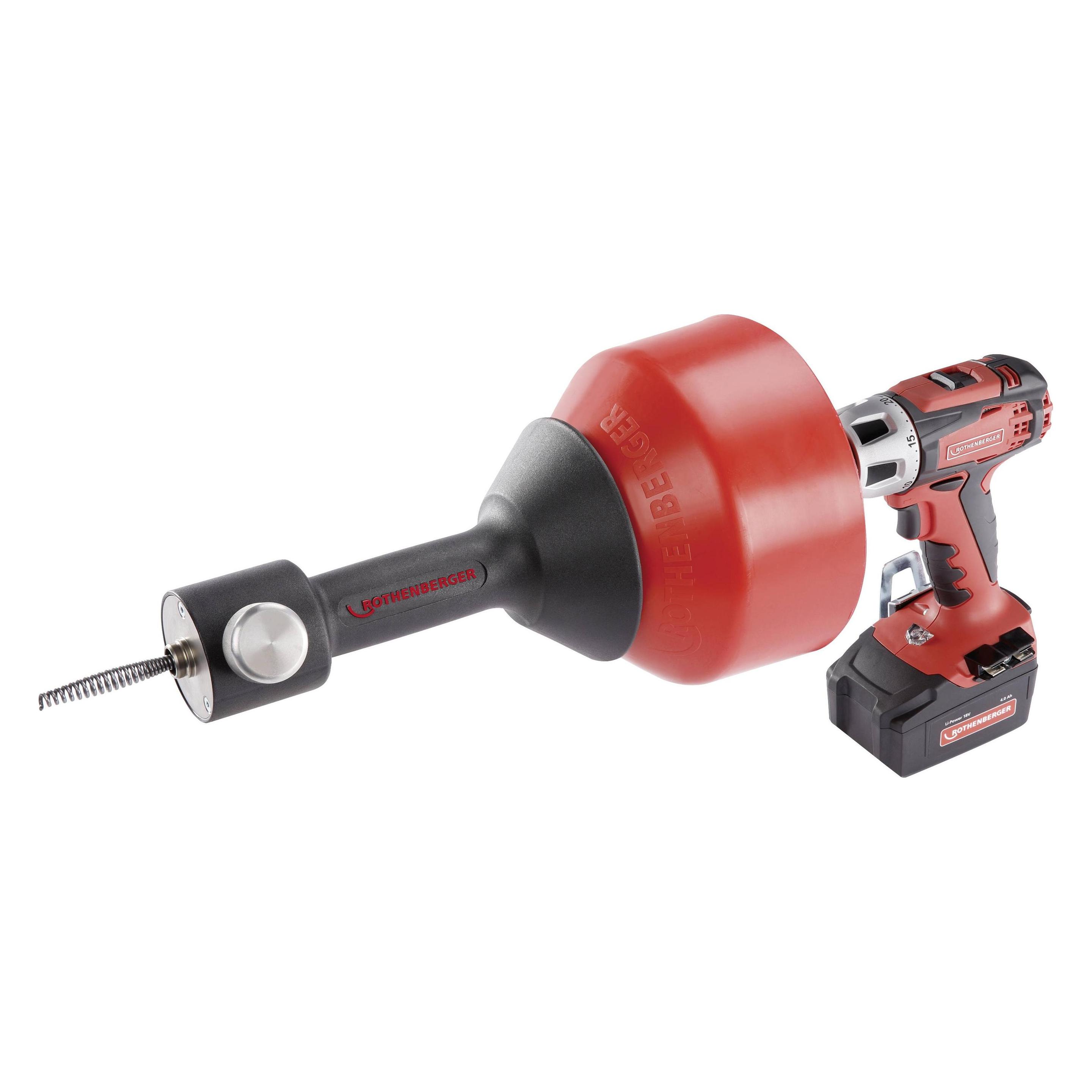 Rothenberger Elektrorohrreinigungsgerät ROSPIMATIC CL Gr Spirallänge 7,5 m Spiralen-Ø 8 mm (1 Stk.) (1000002298)