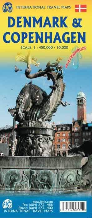 Carte de voyage - Danemark & Plan de Copenhague   ITM
