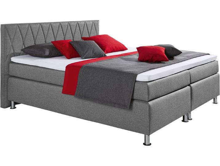 hapo Boxspringbett ATLANTA (Topper separat erhältlich), erhältlich in verschiedenen Breiten, Farben & Maratzenarten