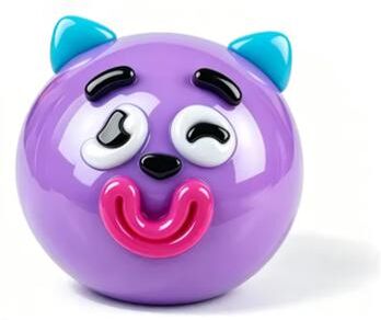 JoyToys Dog Face Squishy Slow Rise Stress Relief Toy Cute Sensory Fidget Gift purple Dog Face
