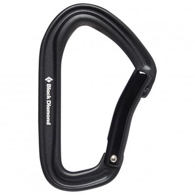 Black Diamond - Hotforge Bent Gate - Schnappkarabiner schwarz/grau
