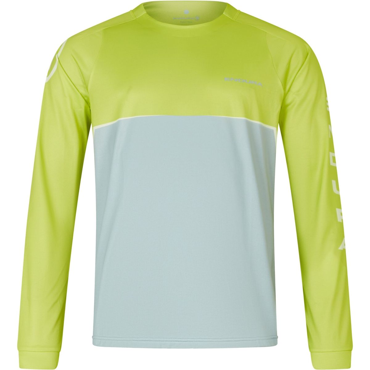 Endura Singletrack Core Printed Long Sleeve T lime green (LG) 2XL R-E5107-LG-2XL-lime-green