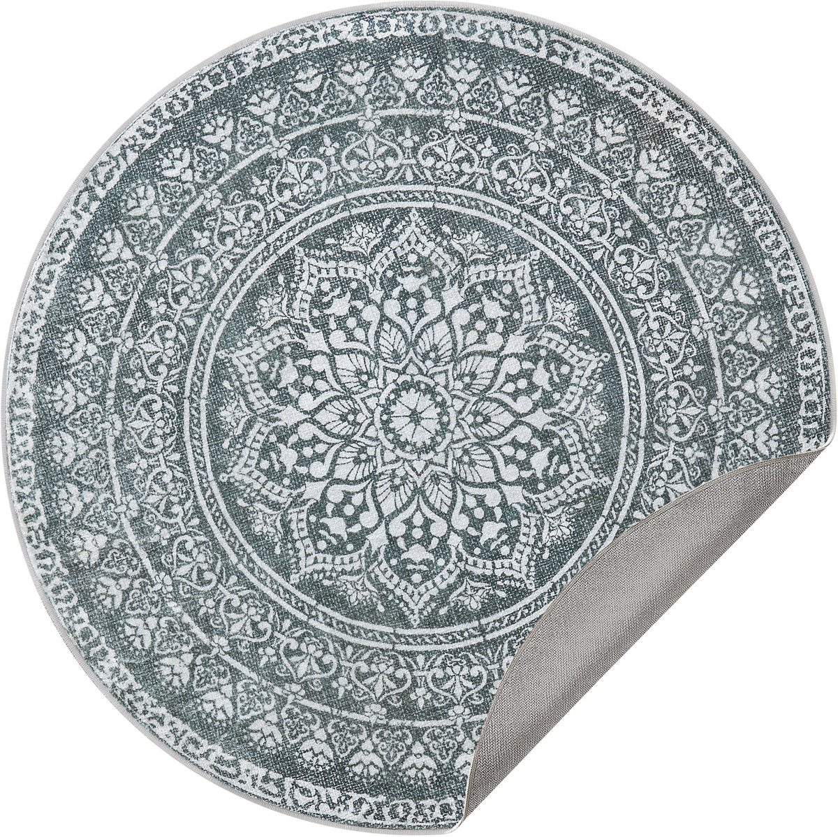 SONGMICS HOME Rond Vloerkleed Boho Stijl - Fluffy en Wasbaar - Polyester