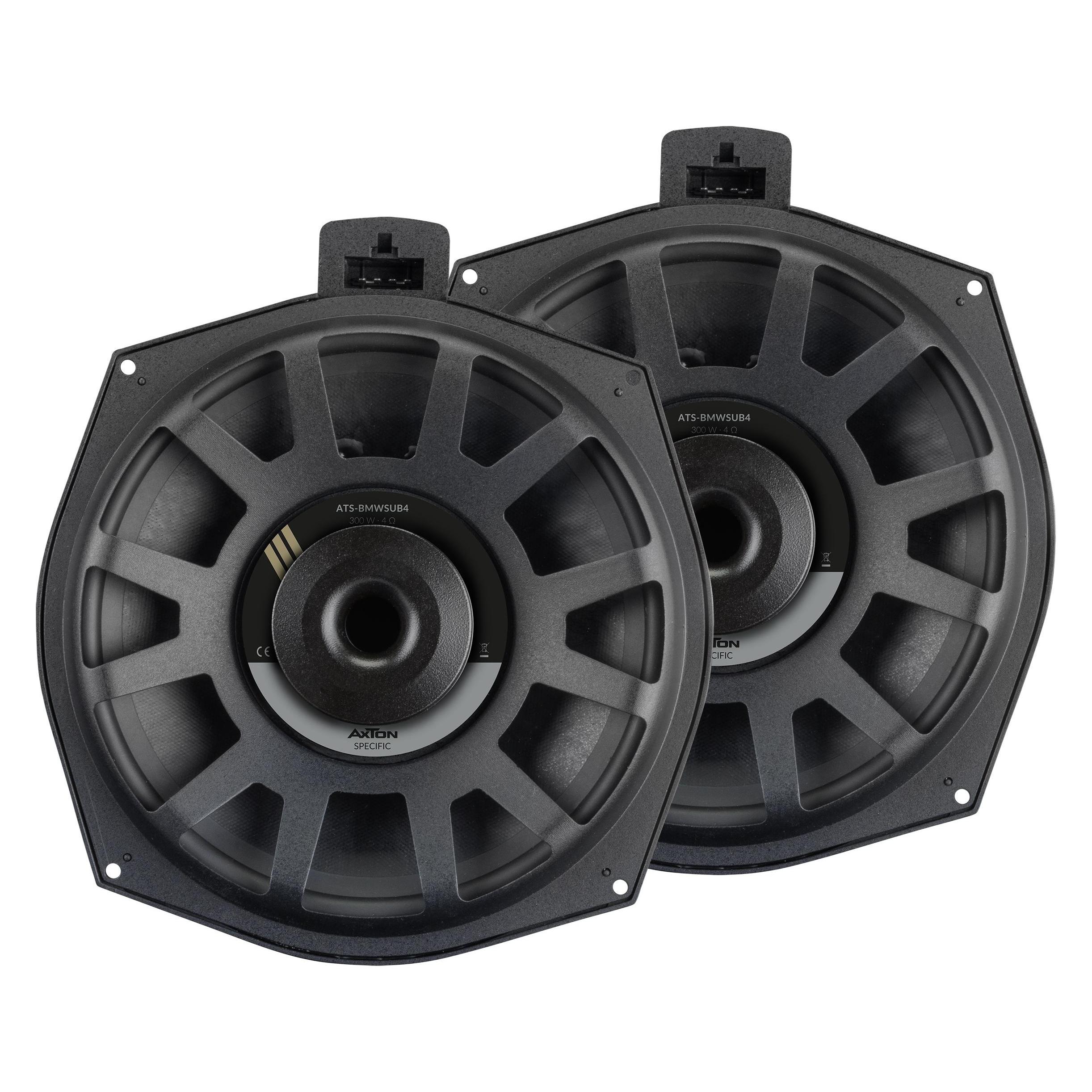Axton ATS-BSUB4 - Autosubwoofer - Pasklare subwoofers BMW - 20cm - 4 Ohm - set van 2 stuks (300 W) (ATS-BSUB4)