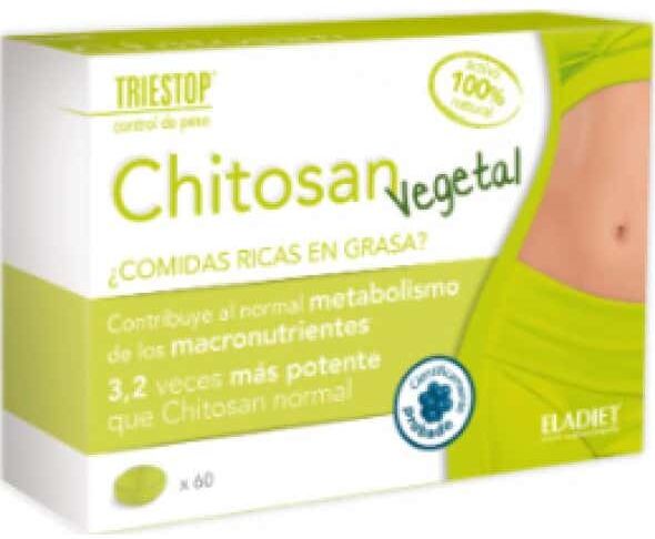 ELADIET Triestop chitosán vegetal 60comp