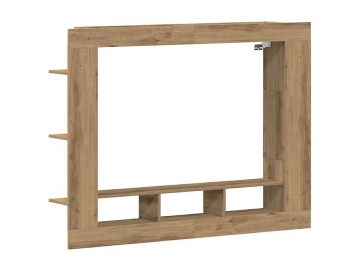 GKHPYURE TV-Schrank Eiche Handwerk 152 x 22 x 113 cm Mehrschichtiges Holz, Wandmontage, 1 Regal, minimalistisches Design für Wohnzimmer