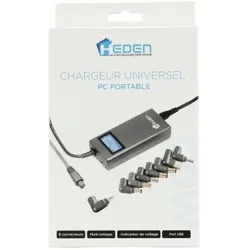 Helden Chargeur HEDEN automatique universel et multifonctions 120W 8 connecteurs inclus (120 W, 1 Port), USB Ladegerät, Schwarz
