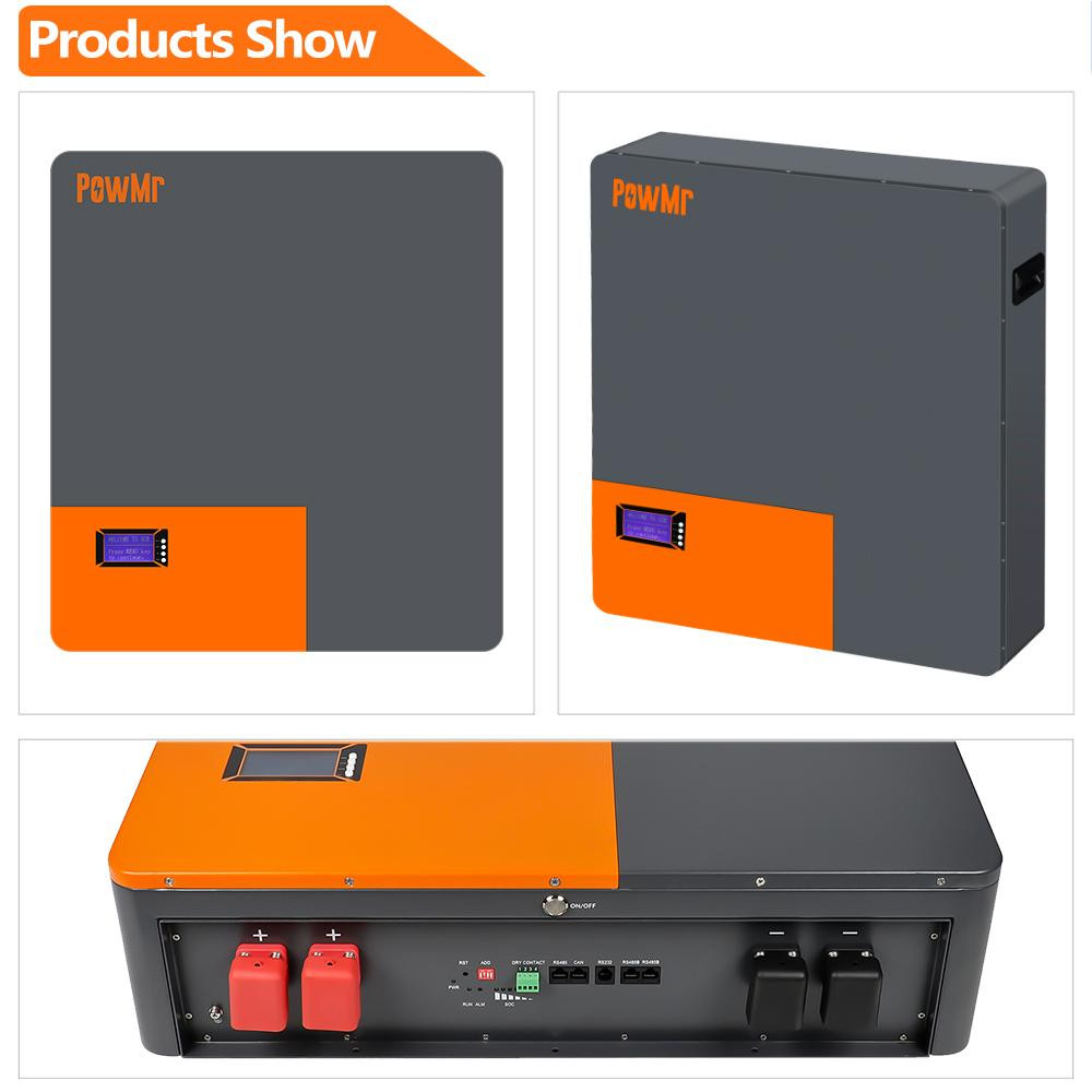 Selius Powerwall Batterij Lithium-IJzerfosfaat - 51.2V 100Ah - 5120 Wh Energieopslag