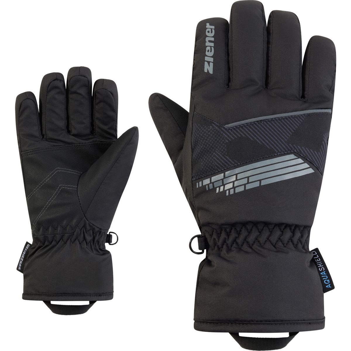 Ziener Lavivi-z AS Glove Junior Unisex gray ink camo (247) 4 115051-247-4