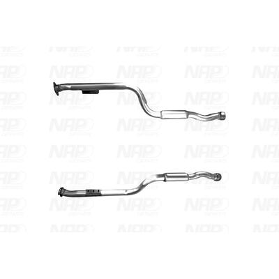 NAP Abgasrohr CAC10436 für Mercedes