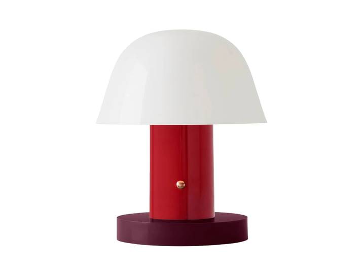 &Tradition Lampe de table Setago JH27 Maroon-grape