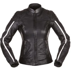 Modeka Lederjacke Alva Lady schwarz-weiss - 34