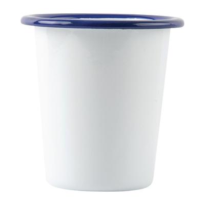 Gastronoble Olympia emaillierte Becher - weiß-blau - 31cl - 12 Becher