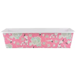 1-er Set Pflanztopf Blumentopf Kasten Blumenkästen Gartenzubehör  59x17x14 cm für Garten, Terrasse , Veranda und Balkon Jet-Line