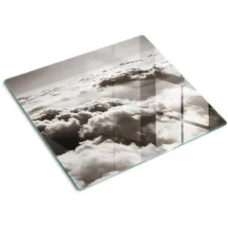 GLASPLATTE 60x52 cm Wolken