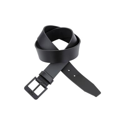Ledergürtel BOSS "Jemio-B_Sz40", Herren, Gr. 115, schwarz (schwarz 001), Rindsleder, unifarben, Gürtel Ledergürtel, mit BOSS-Prägung im Metall