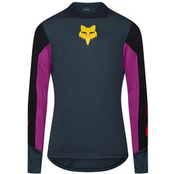 Fox, Velotrikot, Defend Ls Jersey Creation (XL), Blau, XL