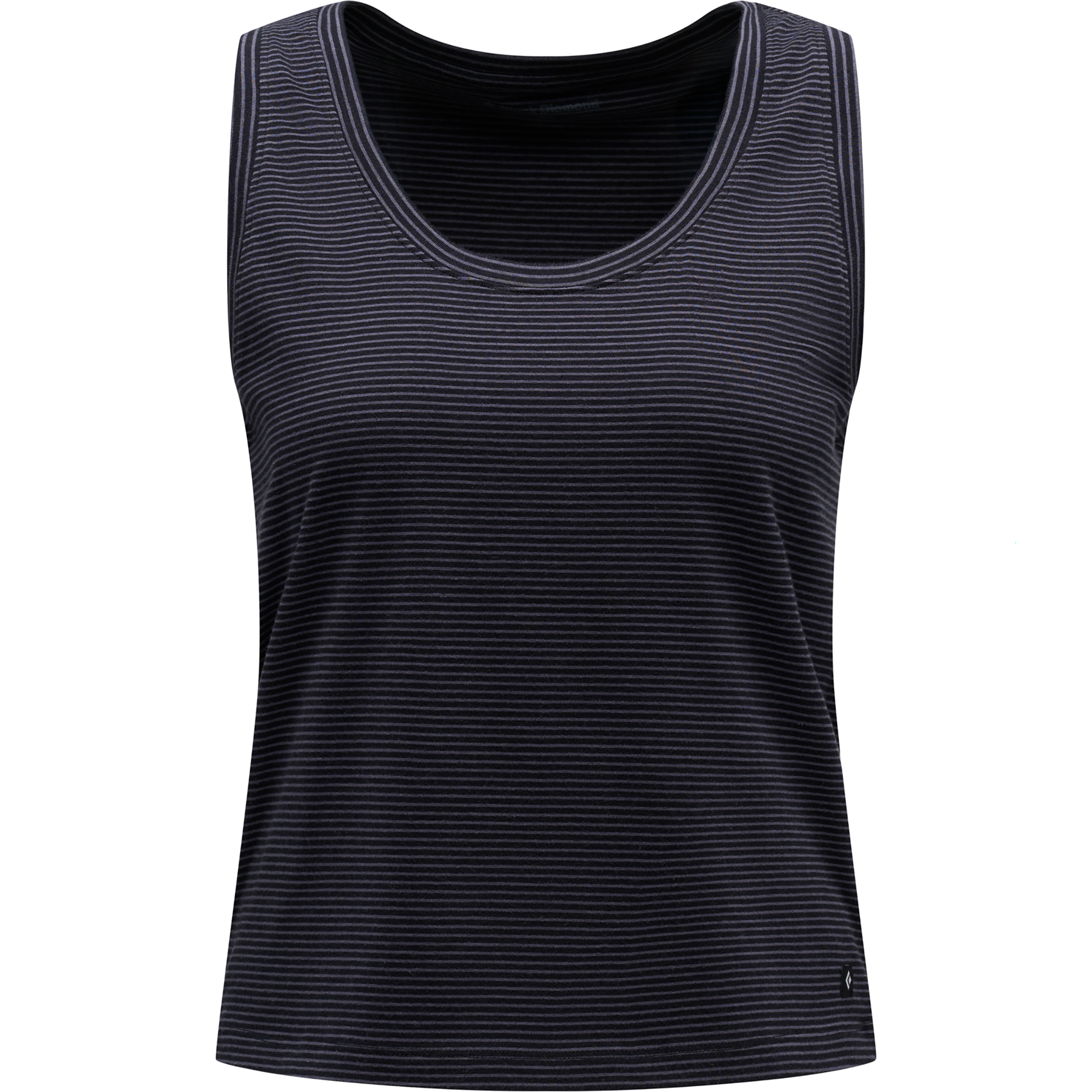 Black Diamond Stripe Long Top Damen Tanktops schwarz Größe L Trekking Elastisch