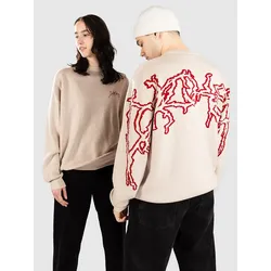 Jacker Skeleton Knit Strickpullover beige Gr. M