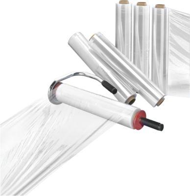 Komplett-Angebot Handwickelgerät + 6 Rollen Stretchfolie, transparent