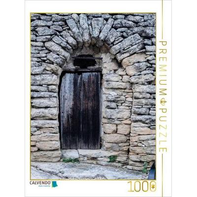 CALVENDO Puzzle Provence - Eingang eines Borie in Gordes | 1000 Teile Lege-Größe 64x48cm Foto-Puzzle für glückliche Stunden
