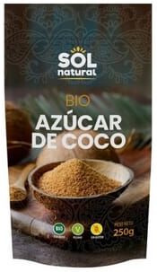 Sol Natural Açúcar De Coco Sem Glúten Bio Vegano 250g