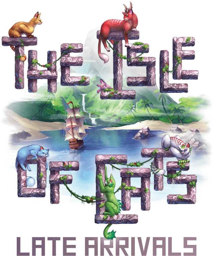 The Isle of Cats: Late Arrivals Expansion for The Isle of Cats Board Game, Ages 8+, 2-6 Players by The City of Games