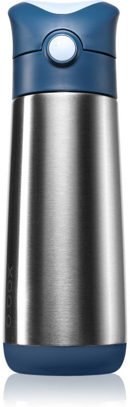 b.box Insulated Drink Bottle thermos avec paille Midnight 1 pcs