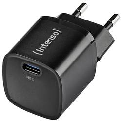 Intenso Power Adapter W30C² black USB Ladegerät 30 W 1x USB-C® Schwarz Innenbereich GaN, USB Power Delivery (USB-PD) 7803060
