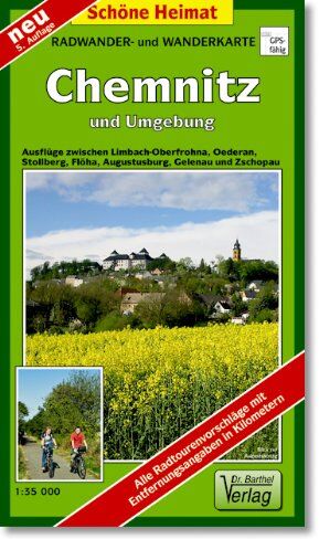 Doktor Barthel Wander- und Radwanderkarten, Wander- und Radwanderkarte Chemnitz und Umgebung: Ausflüge zwischen Limbach-Oberfrohna, Oederan, Flöha, Augustusburg, Gelenau und Zschopau - Preis vom 04.10.2026 03:51:26 h
