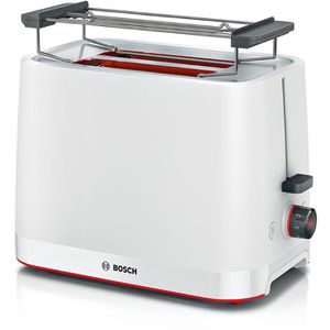Bosch Toaster MyMoment TAT3M121, mit 7 Röststufen, weiß, 950 W, Kunststoff, mit Brötchenaufsatz, für 2 Scheiben