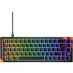 CHERRY XTRFY K5 Pro TMR Compact, schwarz/rot, MK Crystal Magnetic, USB, FR