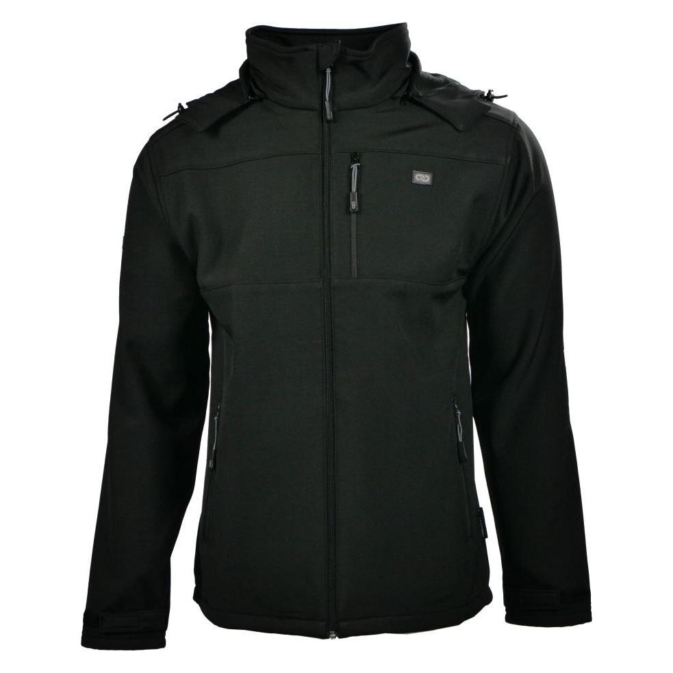 Toolnation MJAY14001TON-M Softshell Jacke mit Hut Schwarz - Grösse M (M) (54873198)