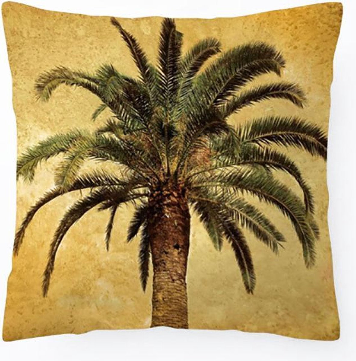 Sierkussenhoes Vintage California Palmtree - Ibiza Stijl - Vierkant - 45 x 45 cm