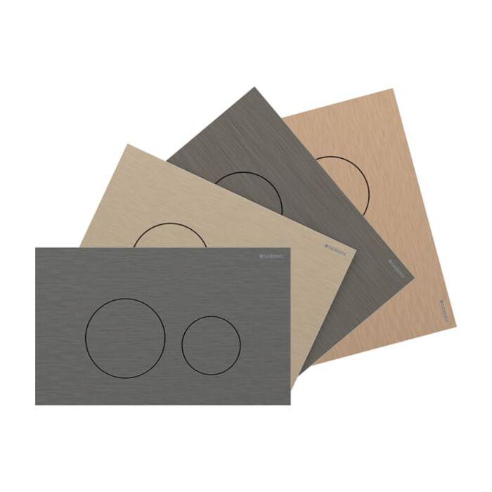 Geberit Sigma40 Betätigungsplatte 004610002 galvanisiert, 2-Mengen-Spülung, rund