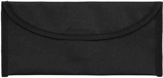 Porte-documents de voyage avec logo et velcro Garza noir TAILLE UNIQUE ADULTE