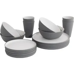 Outwell Gala Dinner Geschirr-Set 16-tlg. grey mist für 4 Personen